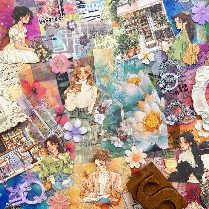 Dazzling Life Ephemera Mystery Kit 70PCS