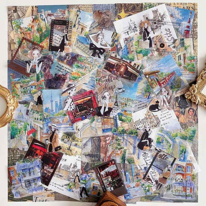 Wander Notes Ephemera Mystery Kit 65PCS