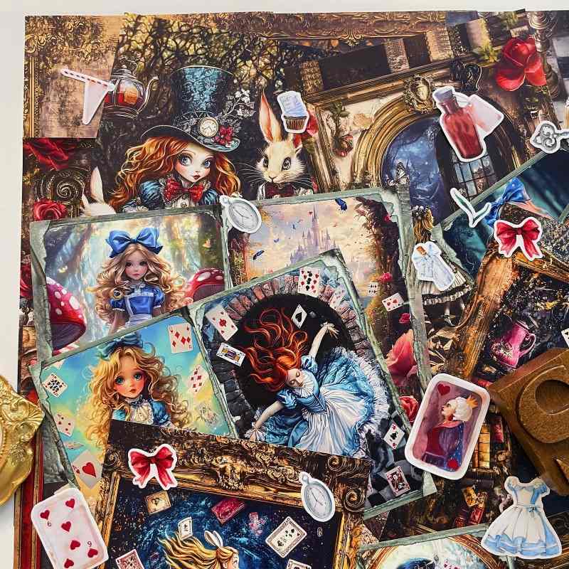 Curious Alice Ephemera Mystery Kit 75PCS