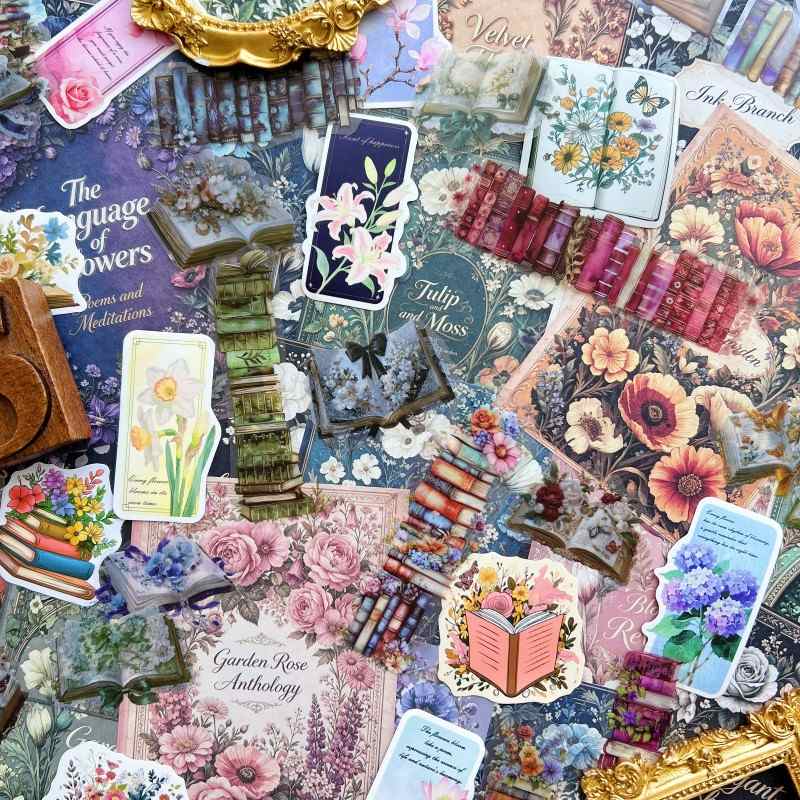 Garden Volumes Ephemera Mystery Kit 70PCS