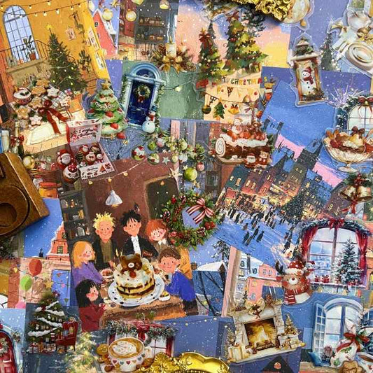 Noel Moment Ephemera Mystery Kit 120PCS
