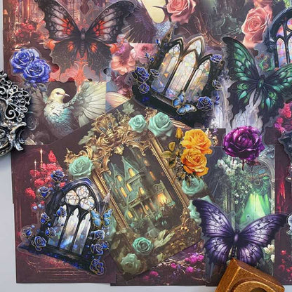 Gothic Desire Ephemera Mystery Kit 60PCS