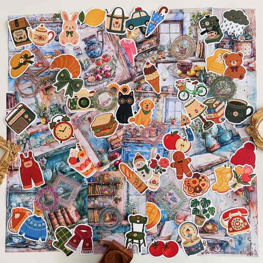 Home & Heart Ephemera Mystery Kit 75PCS