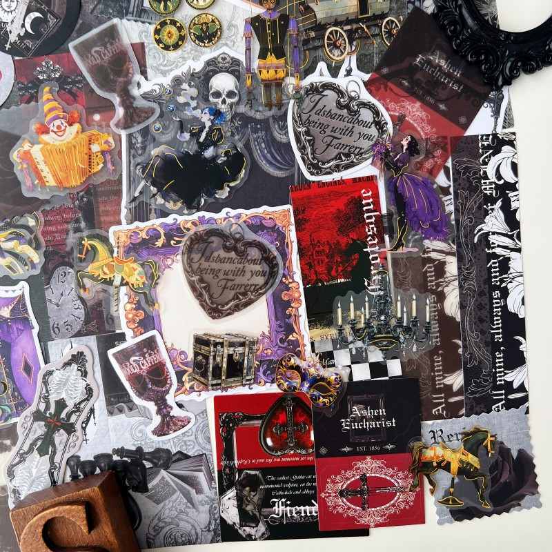 Phantom Carnival Ephemera Mystery Kit 65PCS