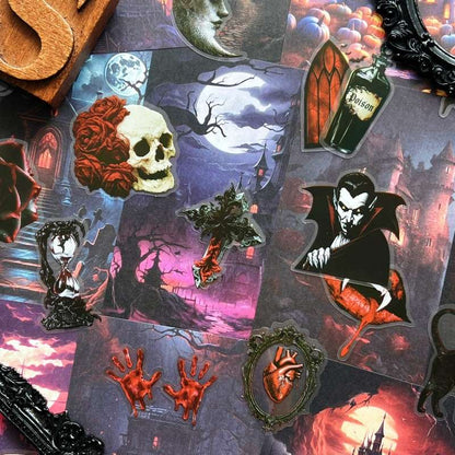 Vampire Nocturne Ephemera Mystery Kit 65PCS
