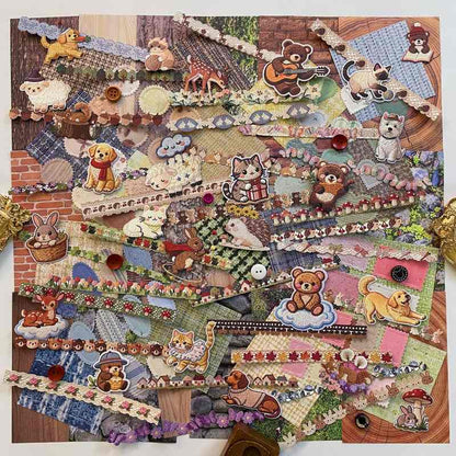 Forest Weave Ephemera Mystery Kit 110PCS