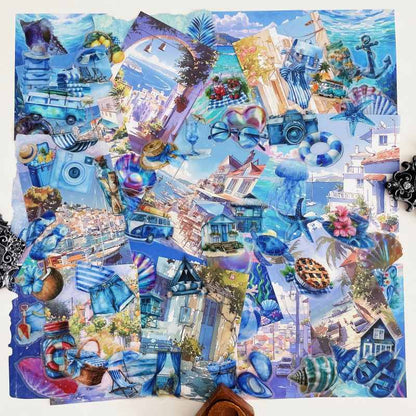 Summer Coast Ephemera Mystery Kit 85PCS