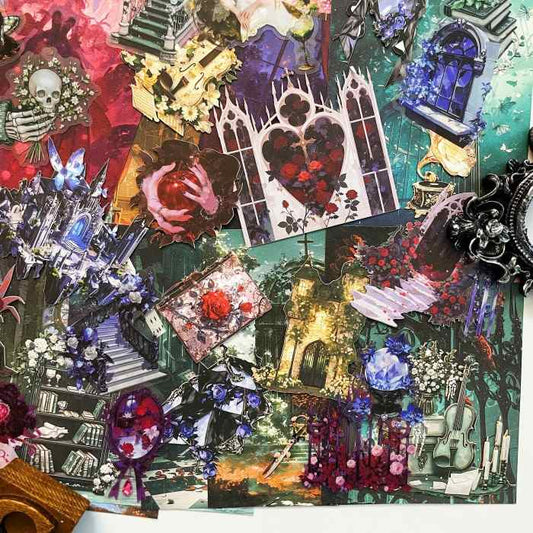Gothic Banquet Ephemera Kit 120PCS