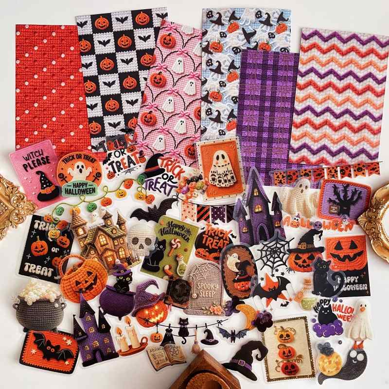 Halloween Carnival Ephemera Kit 50PCS