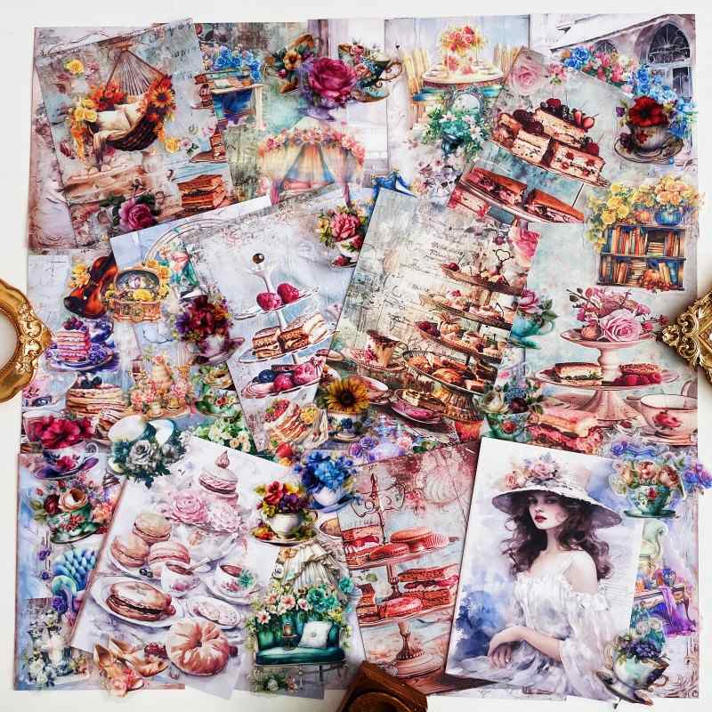Sweet Afternoon Ephemera Mystery Kit 70PCS