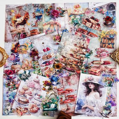 Sweet Afternoon Ephemera Mystery Kit 70PCS