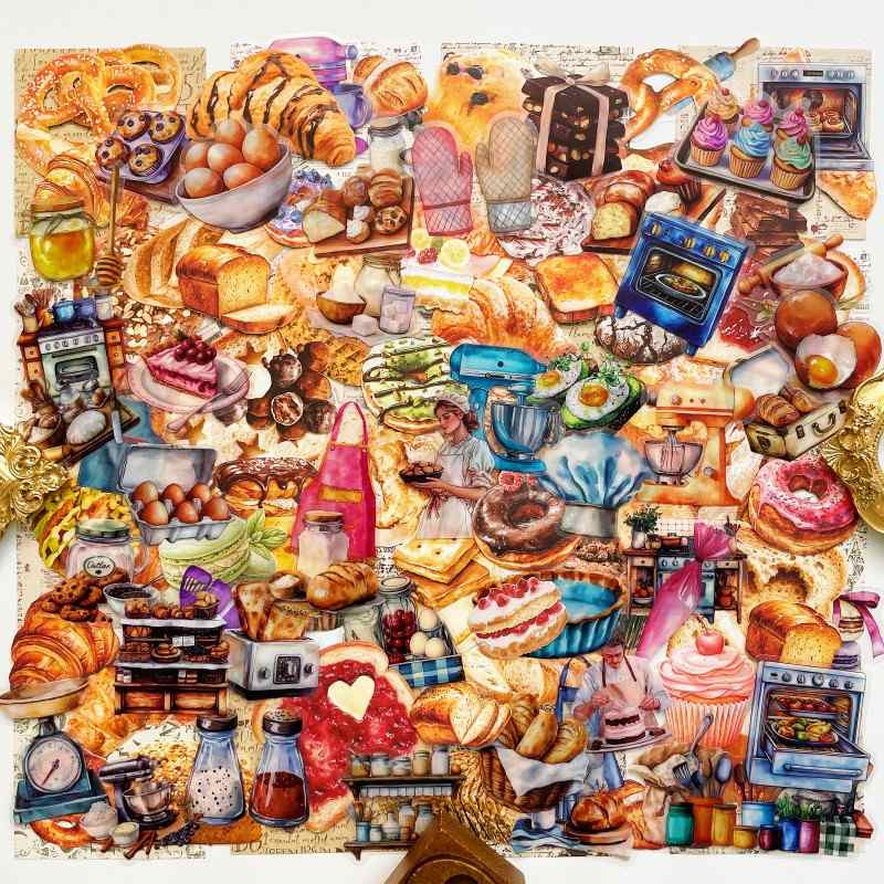 In Baking Mood Ephemera Mystery Kit 120PCS