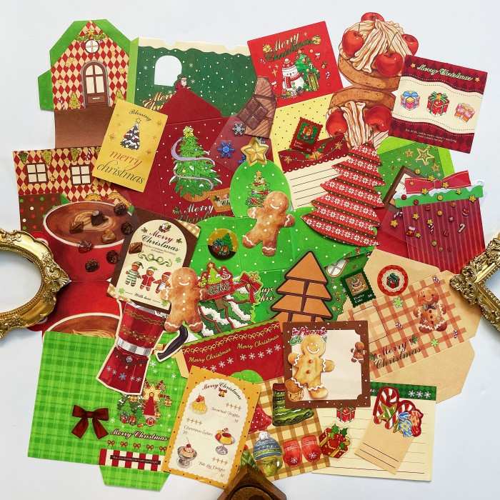 Yuletide Fresh Ephemera Kit 40PCS