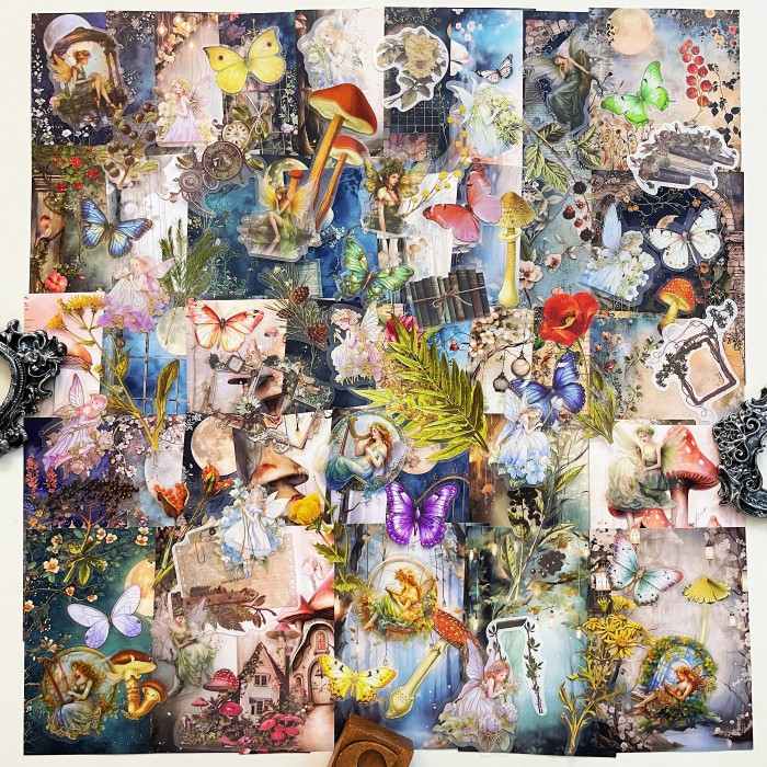 Faerie Grove Ephemera Mystery Kit 100PCS