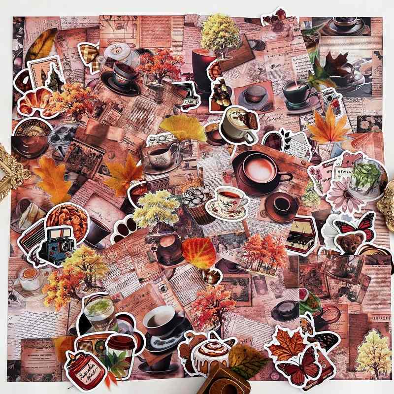 Sepia Roast Ephemera Mystery Kit 95PCS