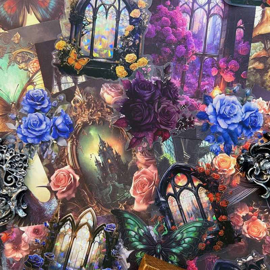 Gothic Desire Ephemera Mystery Kit 60PCS