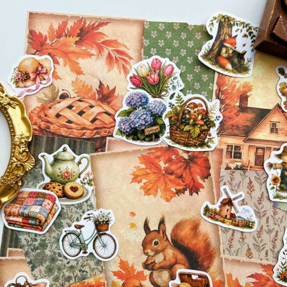 Harvest Grove Ephemera Mystery Kit 80PCS