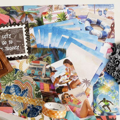 Island Holiday Ephemera Kit 155PCS