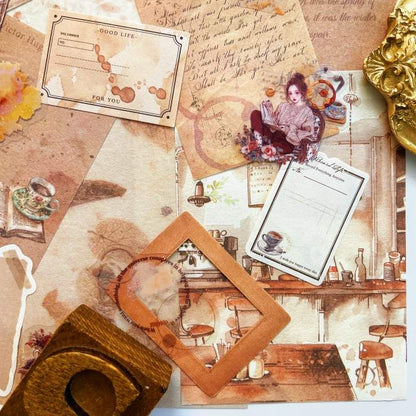 Scented Study Ephemera Kit 50PCS