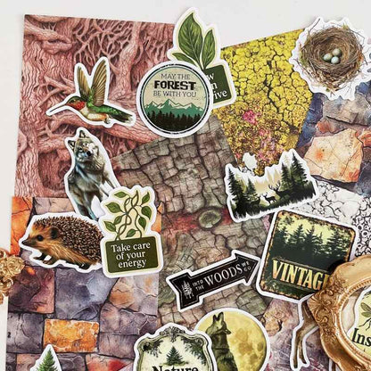 Wild Nature Ephemera Mystery Kit 70PCS