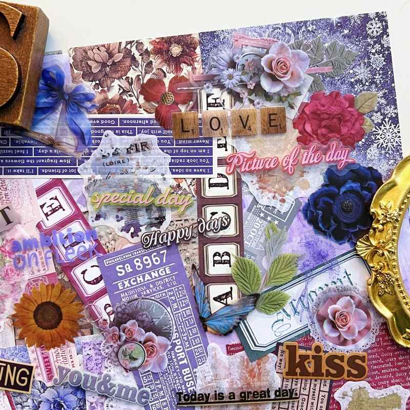 Lost Garden Ephemera Mystery Kit 135PCS