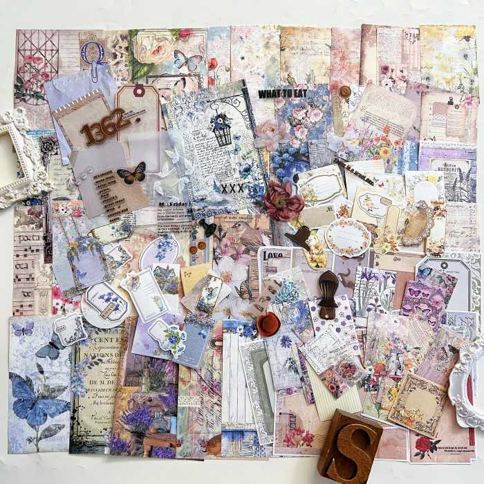 Pastoral Post Ephemera Mystery Kit 90PCS