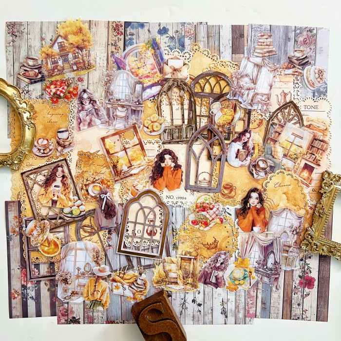 Lazy Beans Ephemera Mystery Kit 80PCS