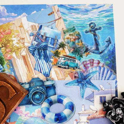 Summer Coast Ephemera Mystery Kit 85PCS