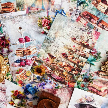 Sweet Afternoon Ephemera Mystery Kit 70PCS