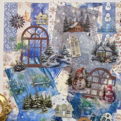 Frost Outside Ephemera Mystery Kit 75PCS