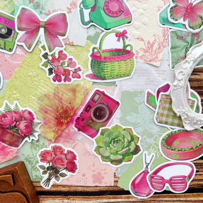 Matcha Blush Ephemera Mystery Kit 90PCS