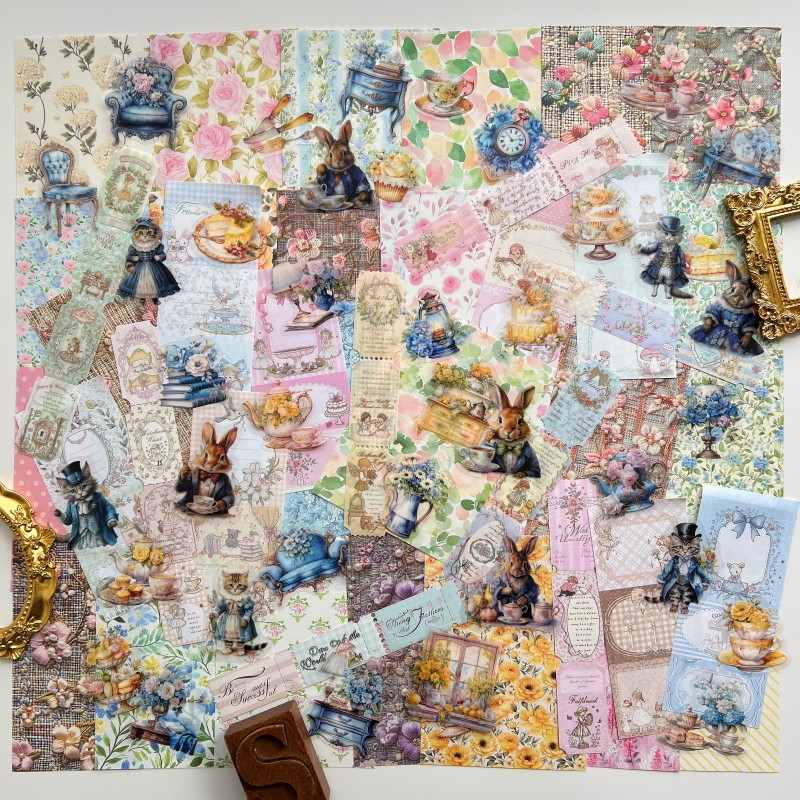 Fairy Gathering Ephemera Mystery Kit 85PCS