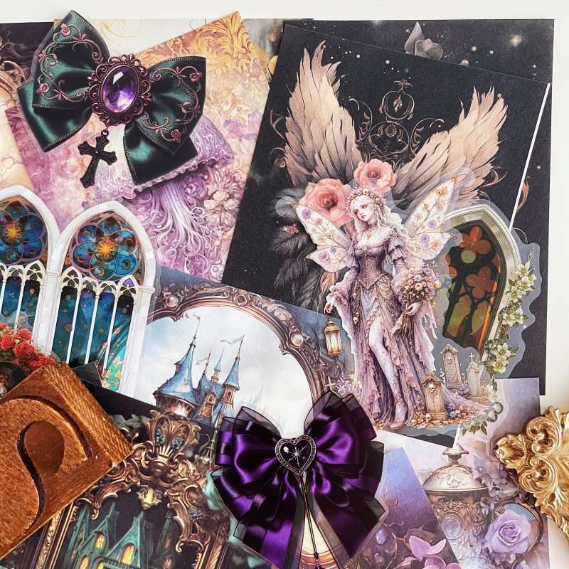 Phantom Garden Ephemera Mystery Kit 50PCS