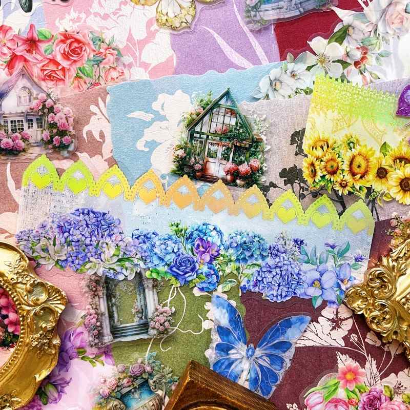 Scented Retreat Ephemera Mystery Kit 60PCS