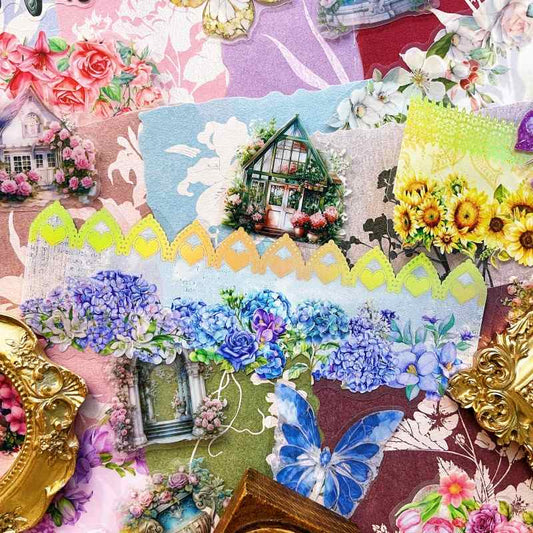 Scented Retreat Ephemera Mystery Kit 60PCS