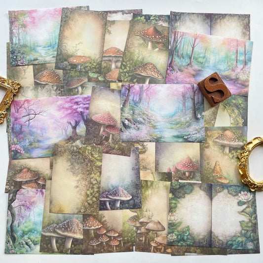 Misty Island Collage Paper 100PCS – Soto Studios