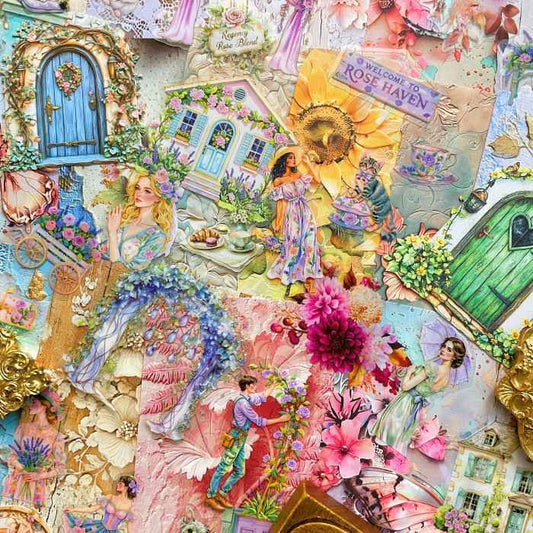 Tender Fields Ephemera Mystery Kit 90PCS