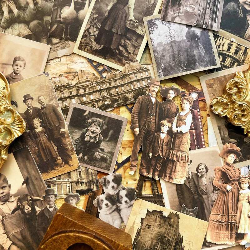 Old Shadows Ephemera Kit 100PCS