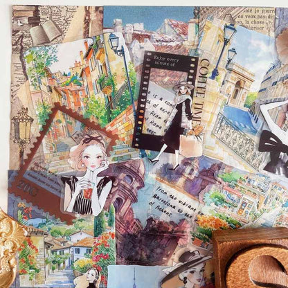 Wander Notes Ephemera Mystery Kit 65PCS