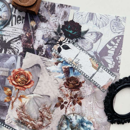 Faded Reverie Ephemera Mystery Kit 50PCS