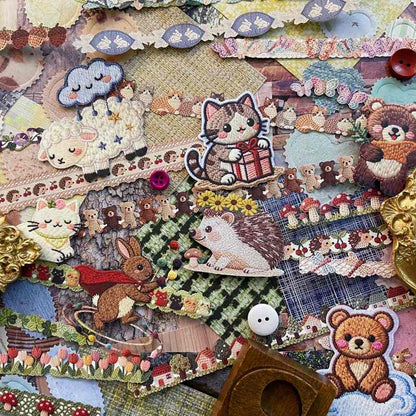 Forest Weave Ephemera Mystery Kit 110PCS