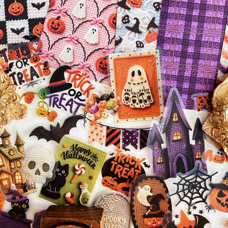 Halloween Carnival Ephemera Kit 50PCS