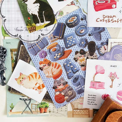 Pages & Paws Ephemera Mystery Kit 80PCS