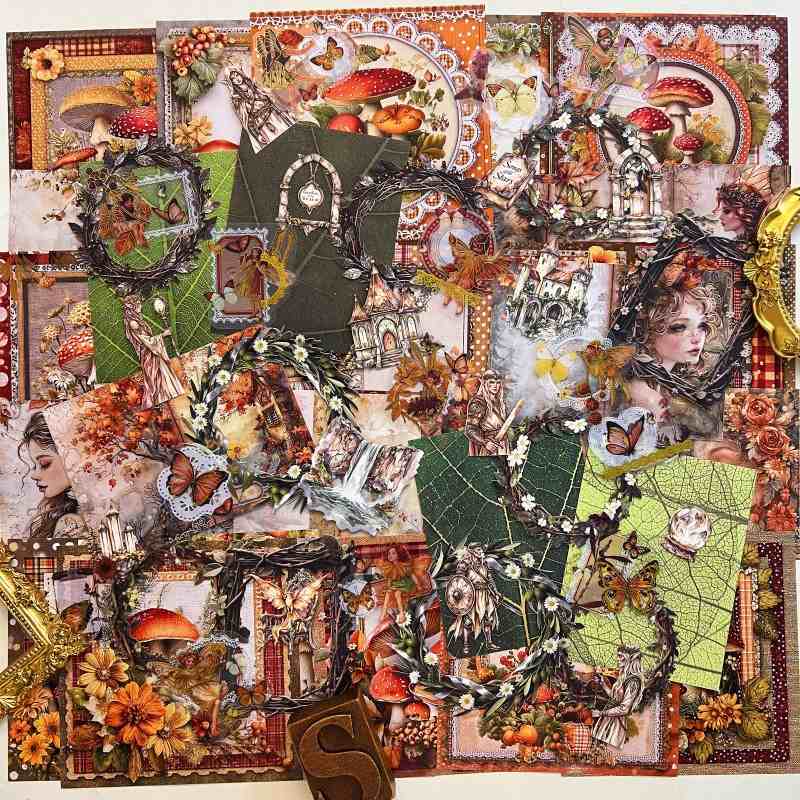 Pixie Glow Ephemera Mystery Kit 80PCS