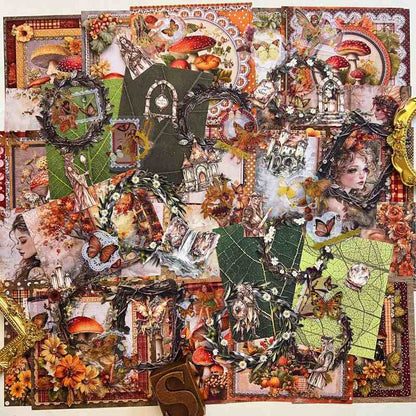 Pixie Glow Ephemera Mystery Kit 80PCS