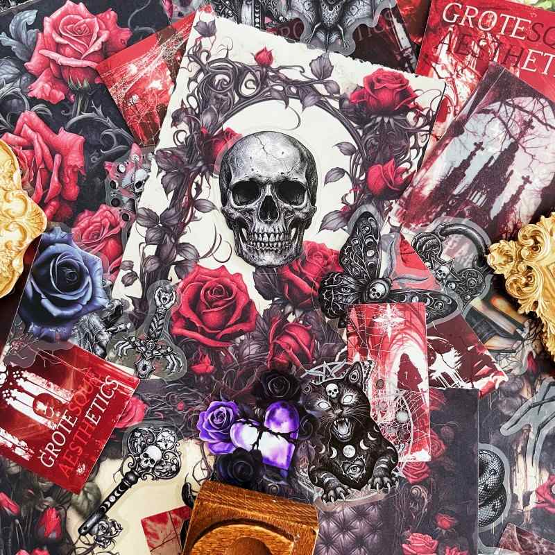 Gothic Blood Ephemera Mystery Kit 95PCS