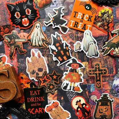 Creepy Eve Ephemera Mystery Kit 100PCS