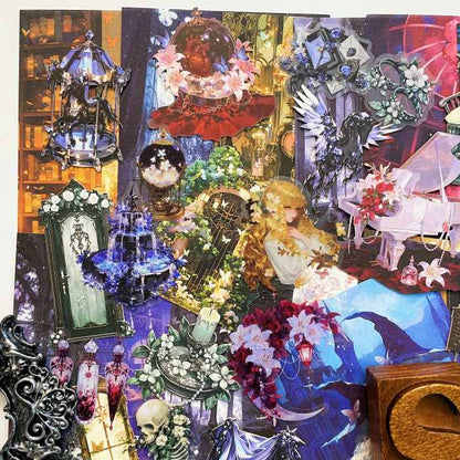 Gothic Banquet Ephemera Kit 120PCS