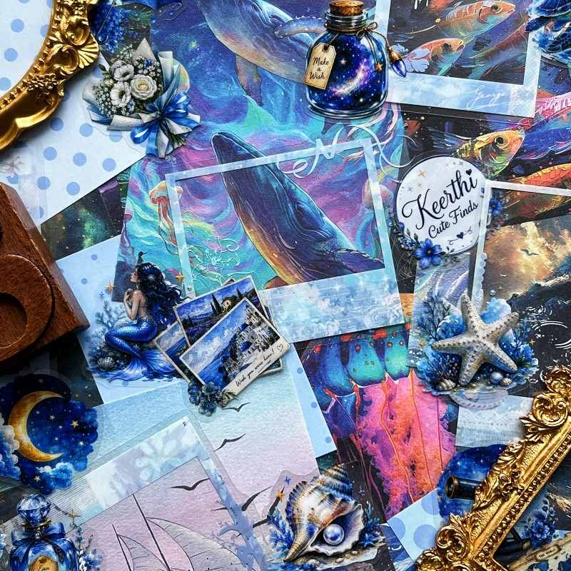 Sea Illusion Ephemera Mystery Kit 90PCS