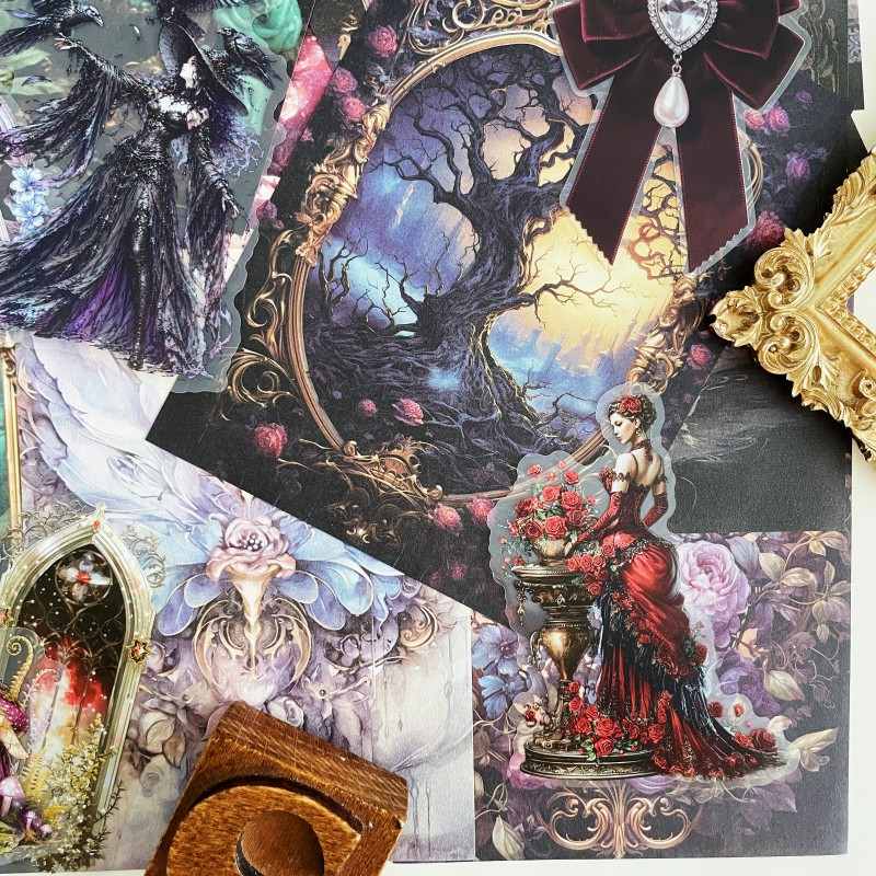 Phantom Garden Ephemera Mystery Kit 50PCS